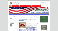 Desktop Screenshot of cwalocal3616.com